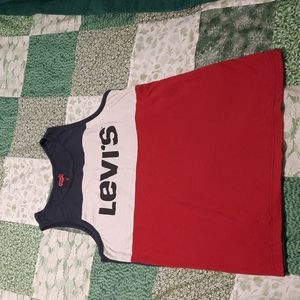 Red White and Blue Levi's Tank Top